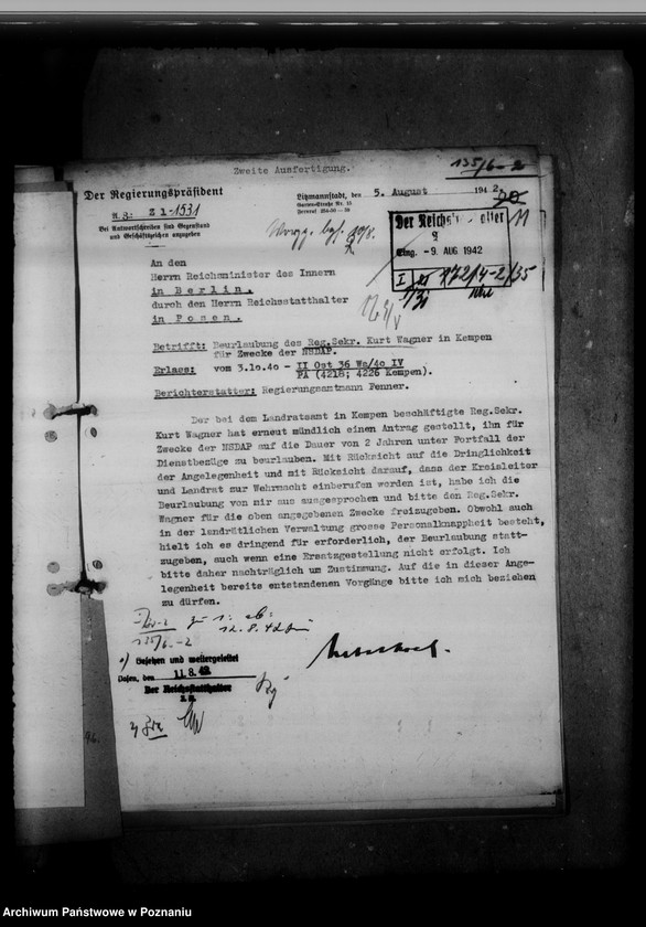 Obraz 15 z jednostki "Abordnung von Beamten"