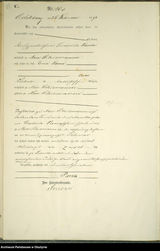 image.from.unit.number "Sterbe-Haupt-Register Nr 1 - 77"