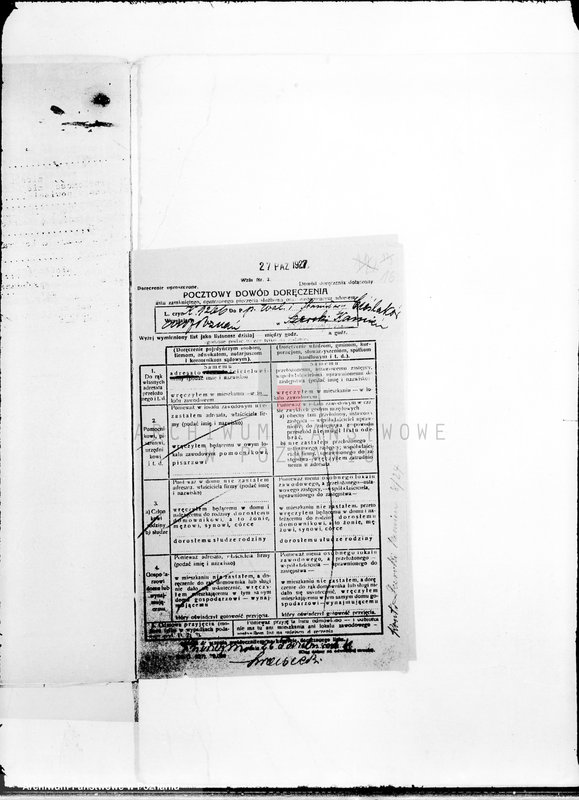 Obraz 20 z jednostki "/Sprawa przewłaszczenia na rzecz Tomaszewskiego nieruchomości w Szerokim Kamieniu powiecie szubińskiego"