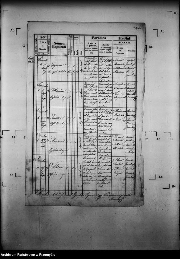 image.from.unit.number "[Kopie ksiąg metrykalnych parafii Jaworki z filiami Biała Woda, Czarna Woda (dekanat Muszyna)]"