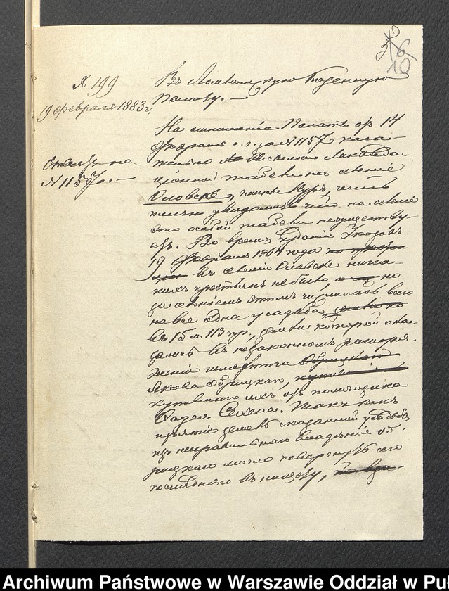 image.from.unit.number "O urządzaniu chłopów byłej rządowej wsi Kossaki, gm. Nur wchodzącej w skład prywatnej własności Obryte należące do Faddeju Siechieniu"