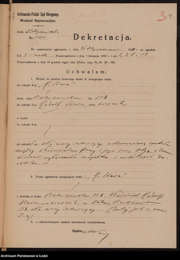 Obraz 6 z jednostki "Rudolf Stern- cukiernik"