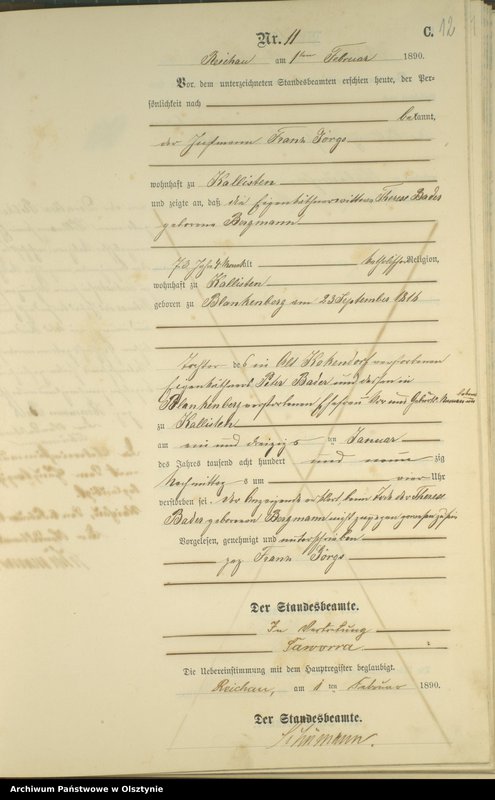 image.from.unit.number "Sterbe-Neben-Register Nr 1 - 87"