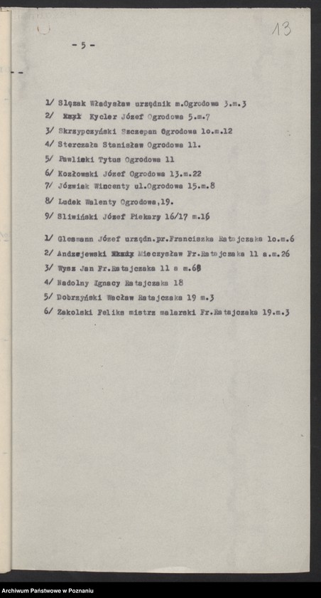 image.from.unit.number "Listy członków Związku Powstańców Wielkopolskich głosujących do Rady Miejskiej."