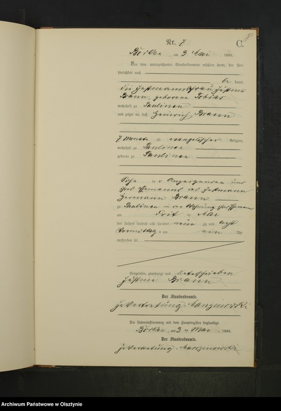 image.from.unit.number "Sterbe-Neben-Register Nr 1 - 21"