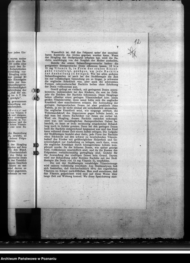 Obraz 16 z jednostki "Unterbringung der Gesundheitsämter. Ernährungsmängel. Schwesternstationen"