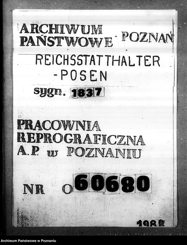 Obraz 1 z jednostki "Tätigkeitsberichte des Landrats des Kreises Schieratz über gemeindliche Finanz- und Steuerpolitik, sowie die Volkspflegekosten und Massnahmen auf dem Gebiete der Volkspflege"