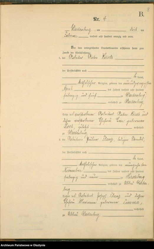 image.from.unit.number "Heiraths-Haupt-Register Nr 1 - 31"