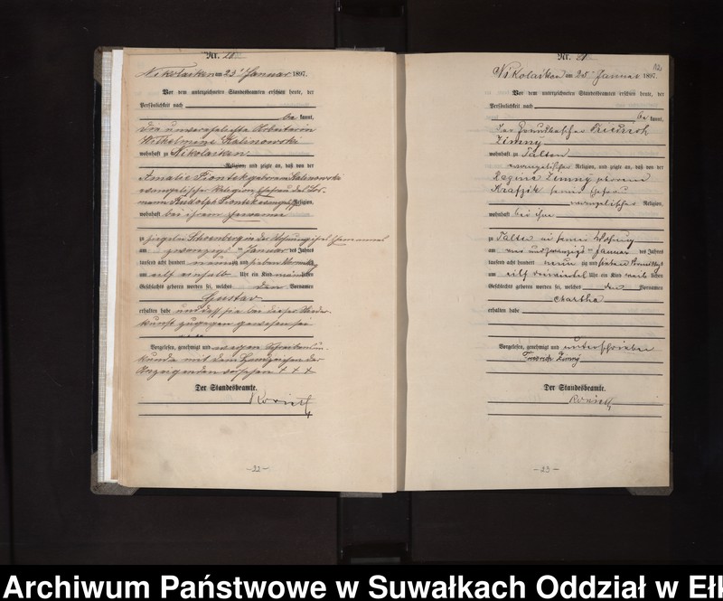 image.from.unit.number "Geburts-Haupt-Register des Königlichen Preussischen Standes-Amtes Nikolaiken Kreis Sensburg"