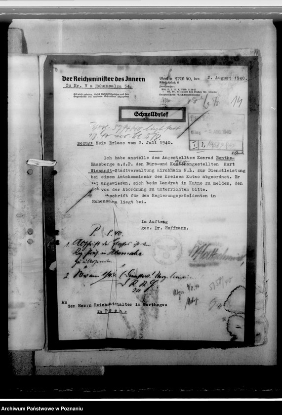 Obraz 18 z jednostki "Nazwiska 15 urzędników, ubiegających się o zatrudnienie w Kraju Warty"