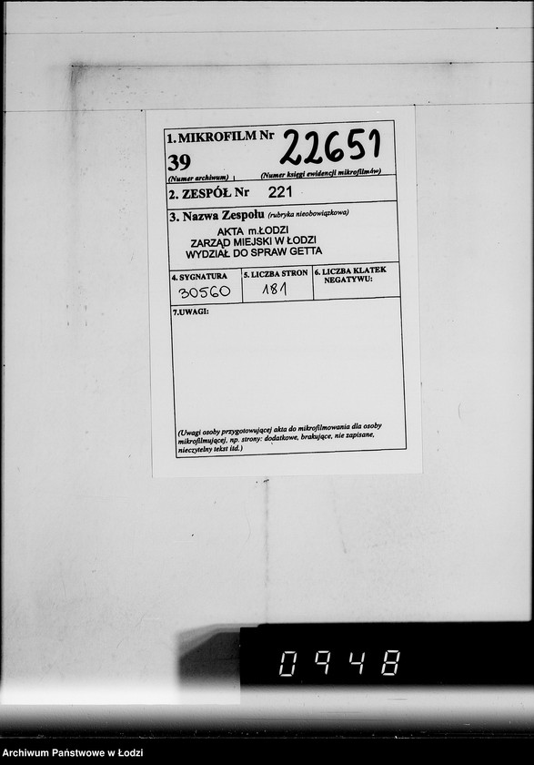 Obraz 2 z jednostki "T. [rachunki za dostawy towarów dla Getta]"