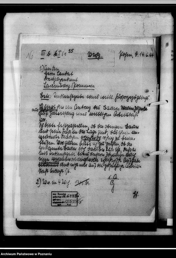 Obraz 20 z jednostki "Anträge auf Überweisung von Fürsorgezöglingen in den Dienst."