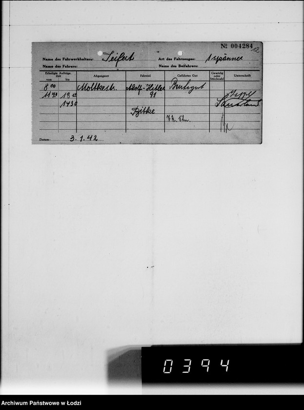 Obraz 16 z jednostki "A.Seifert Rechnungen. [za dostawy towarów dla Getta]"