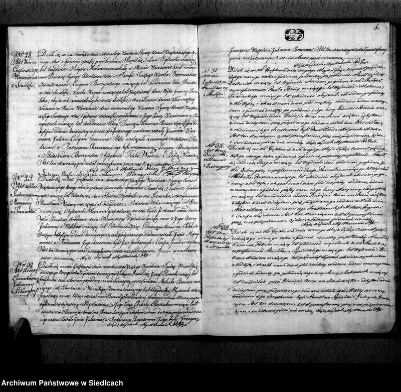 Obraz 8 z jednostki "Akta urodzin, małżeństw, zgonów"