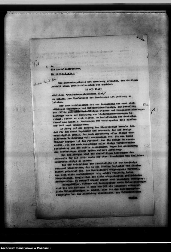 Obraz 16 z jednostki "Akten betreffend Landesheilanstalt Kosten [Protokoły lustracji i zestawienia finansowe]."