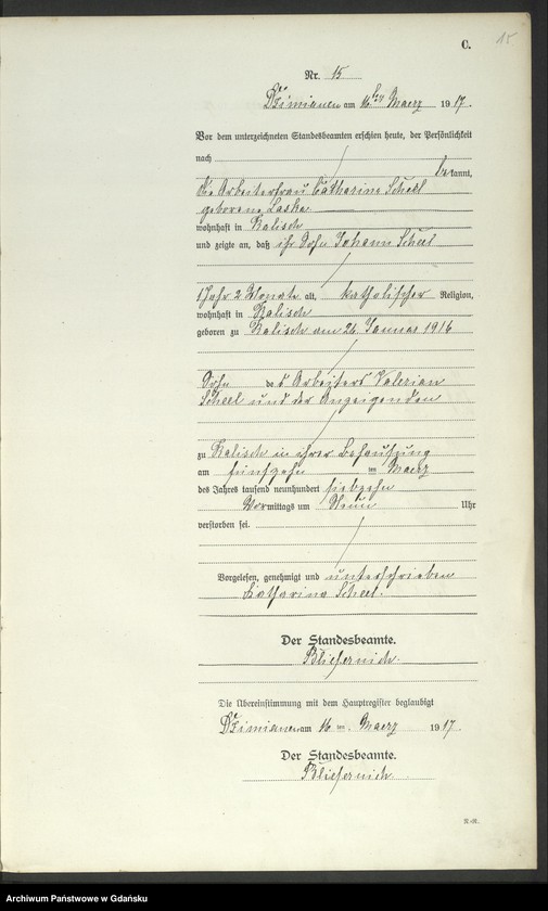 Obraz 18 z jednostki "Księga zgonów"