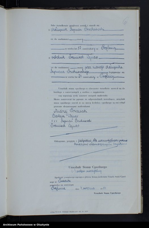 image.from.unit.number "Księga małżeństw Nr 1 - 8,1 - 5,1 - 9 i 1 - 11 /przepisana w języku polskim z oryginału niemieckiego w dniach 4.08.-8.08.1950/"