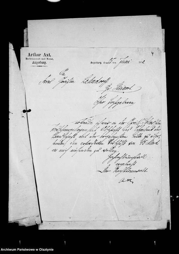 image.from.unit.number "/Korrespondenz der Deutschen Landwirtschafts Gesellschaft u. der Rechtsanwälte Steller, Axt u. Landsberger mit Dr. Stieger- Rehsau/"