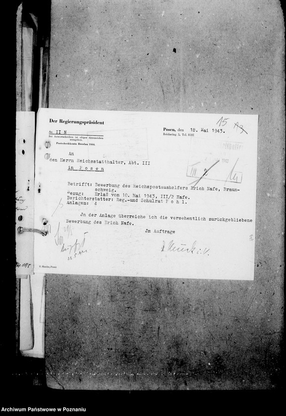 Obraz 19 z jednostki "Übernahme in den öffentlichen Dienst der Lehrkräfte"