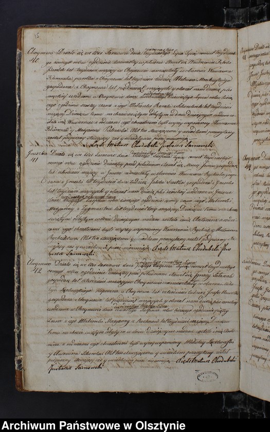 image.from.unit.number "Duplikat Urodzonych Zaslubionych Zmarłych w parafii Sarnowskiey z roku 1838"