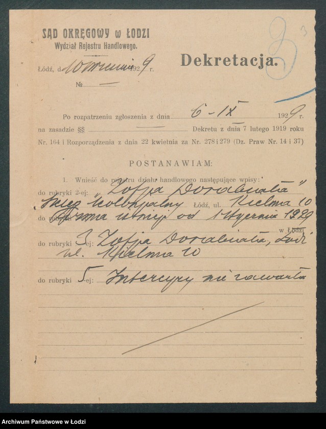 Obraz 5 z jednostki "Zofia Dorabiała – sklep kolonialny"