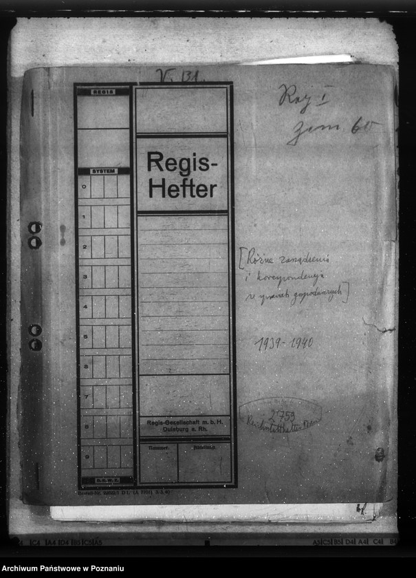 Obraz 4 z jednostki "Różne zarządzenia i korespondencja w sprawach gospodarczych"
