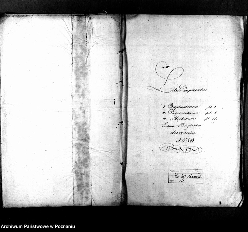 Obraz 2 z jednostki "Libri metrices baptisatorum, desponsatorum, mortuorum"