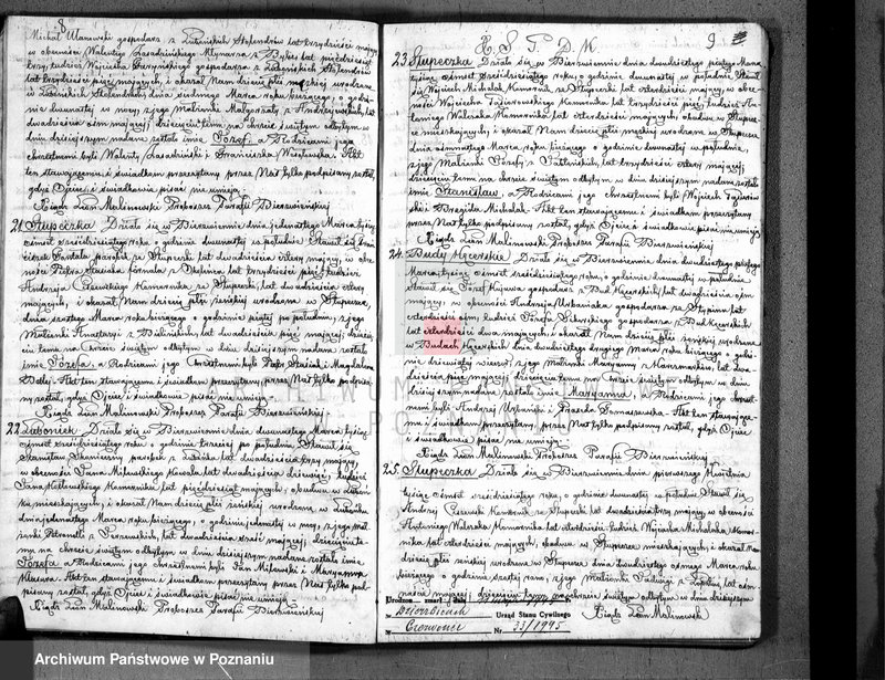Obraz 6 z jednostki "Akta urodzonych, zaślubionych i zmarłych"