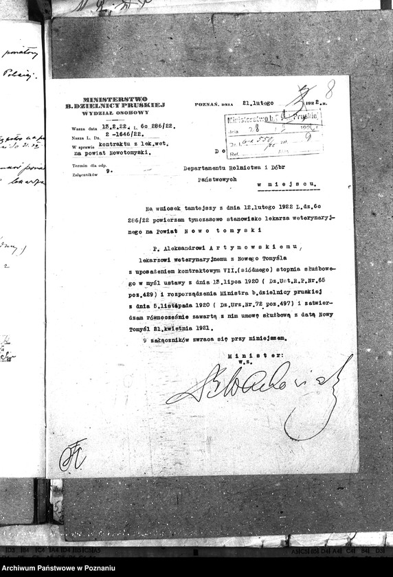 Obraz 13 z jednostki "Pow. lekarz Weterynaryjny Nowy Tomyśl"