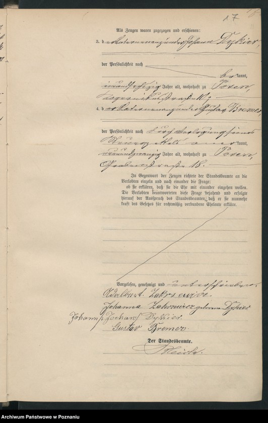 Obraz 19 z jednostki "Księga małżeństw t. I"