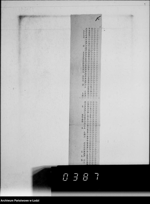 Obraz 19 z jednostki "Metallabteilung. [Listy przesyłkowe]"