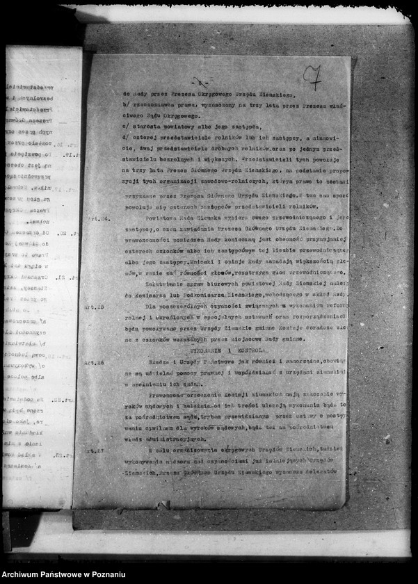 image.from.unit.number "Sprawy agrarnej reformy Główny Urząd Ziemski w Warszawie"