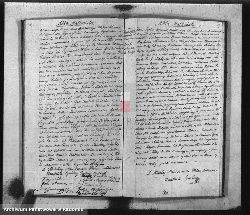 image.from.unit.number "Akta Stanu Cywilnego Parafii Zakrzów Urodzeń, Małżeństw, Zejścia na Rok 1824"