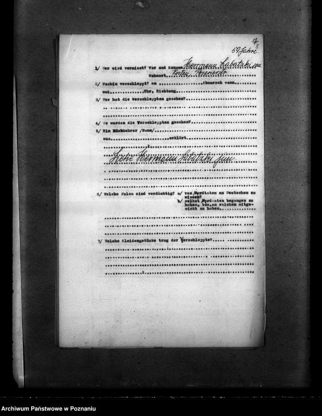 Obraz 12 z jednostki "Amtliche Meldungen Kreis Kosten (Kościan)"