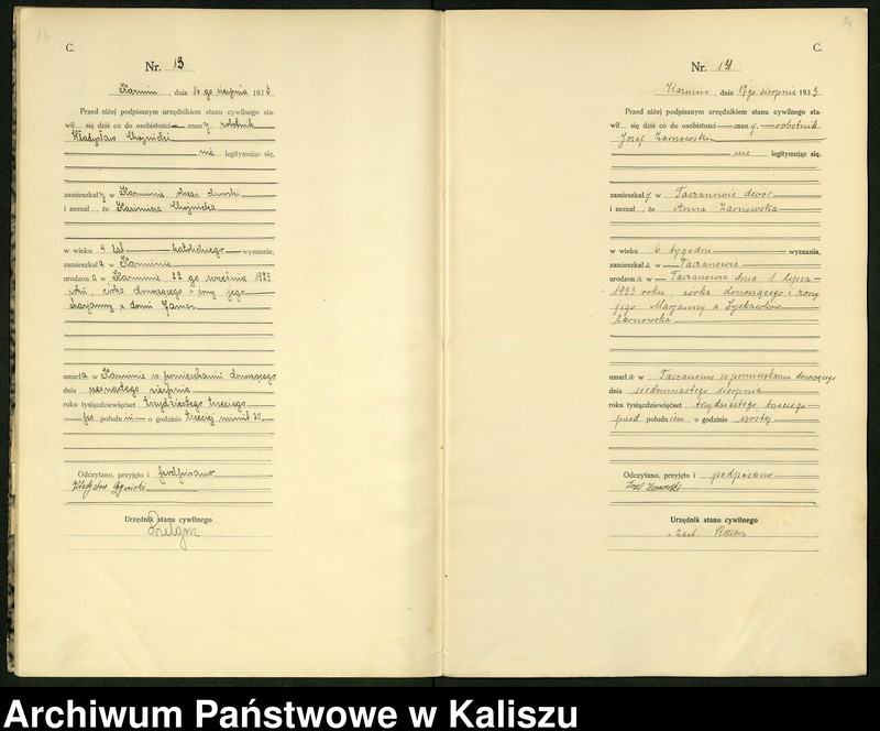 Obraz 10 z jednostki "[Księga zgonów]"