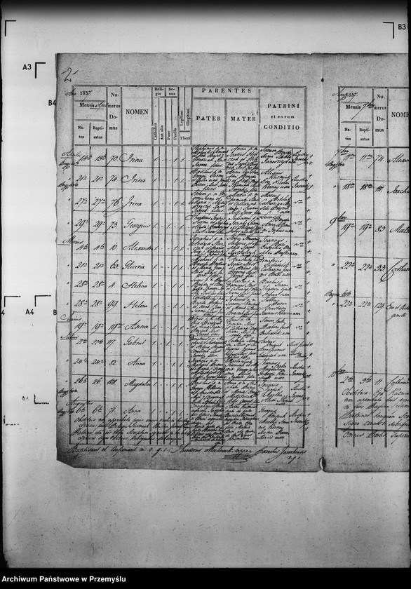 image.from.unit.number "[Kopie ksiąg metrykalnych parafii Jaworki z filiami Biała Woda, Czarna Woda (dekanat Muszyna)]"