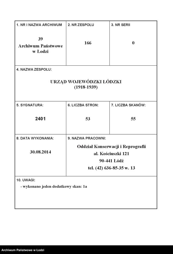 Obraz 1 z jednostki "Sprawozdanie kwartalne z życia polskich związków i stowarzyszeń"