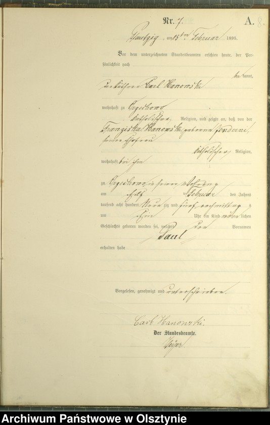 image.from.unit.number "Geburts-Haupt-Register Nr 1 - 43"