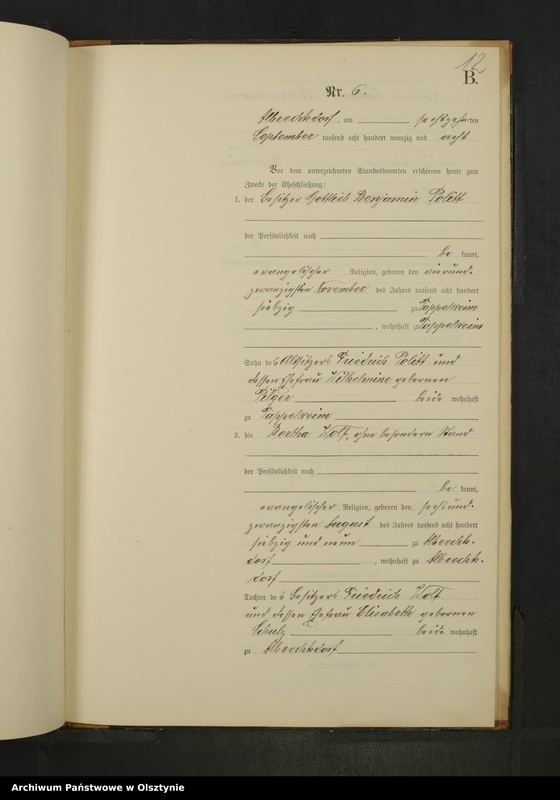 image.from.unit.number "Heiraths-Neben-Register Nr 1 - 17"