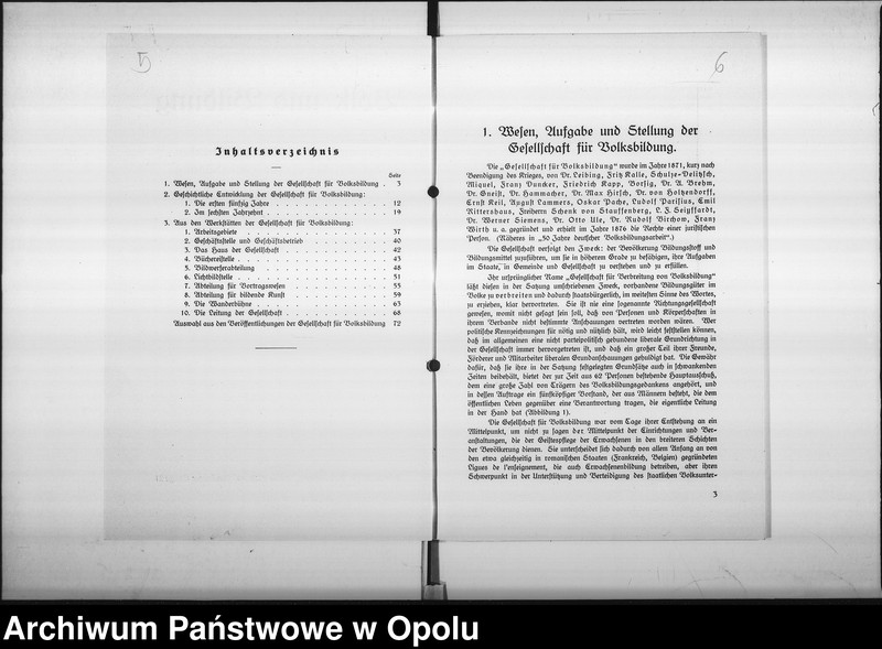 Obraz 10 z jednostki "Magistrats Oppeln. Betrifft: Gesellschaft für Volksbildung"