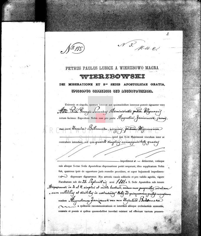 image.from.unit.number "Anneksa Prinadležaščie knigam brakosočetanija Vigerskago R.-K. Prichoda za 1883 g."