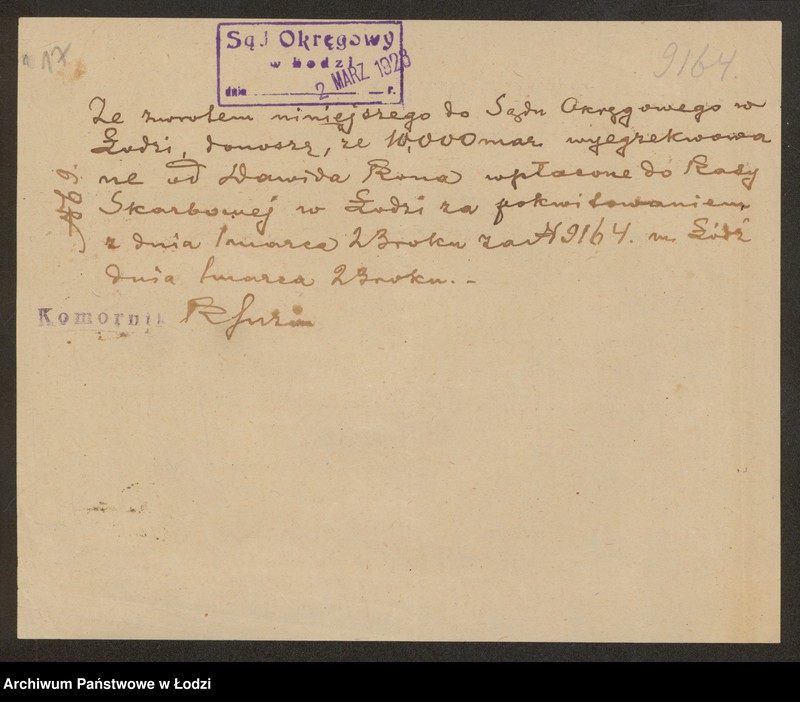 Obraz 19 z jednostki "Kon Dawid- handel szmatami"