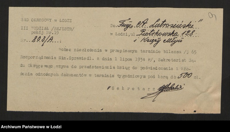 Obraz 11 z jednostki "A. Lutrosiński - skład wędlin"