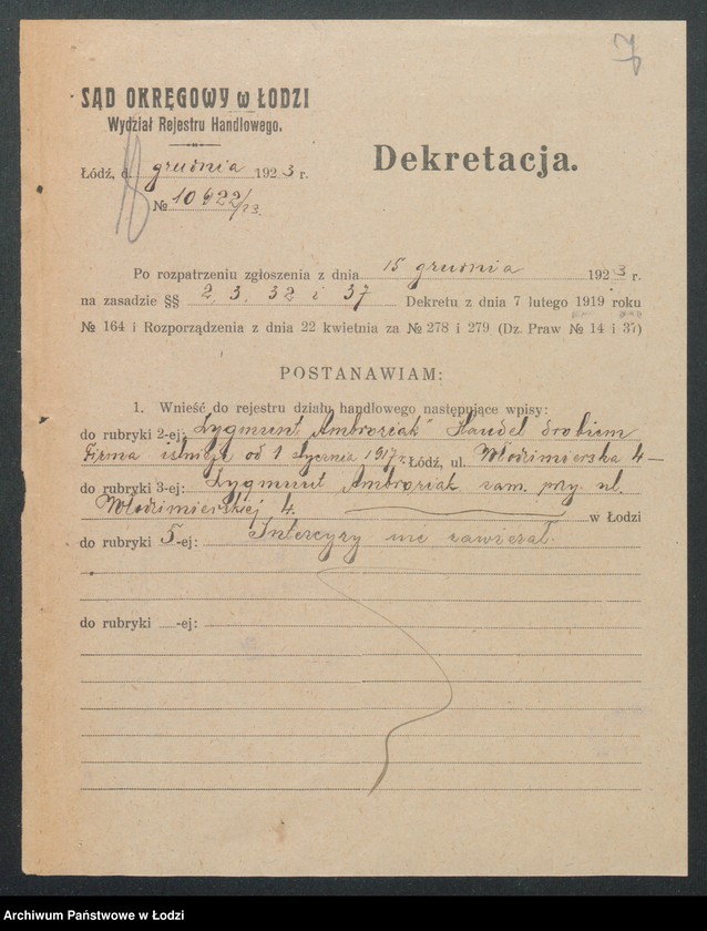 Obraz 9 z jednostki "Zygmunt Ambroziak – handel drobiem"