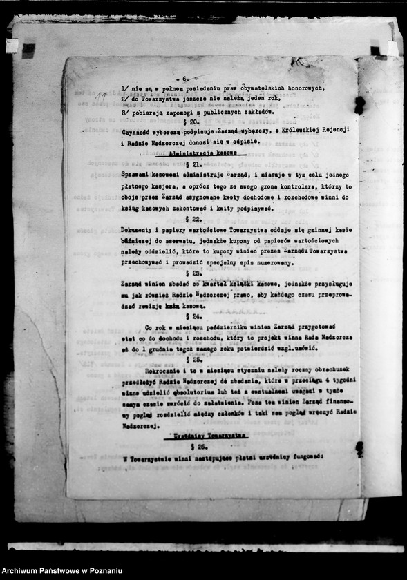 Obraz 15 z jednostki "/Statuty różnych stowarzyszeń opiekuńczych/"