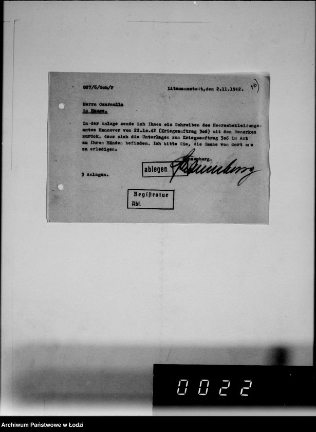 Obraz 20 z jednostki "Anordnungen, Umläufe und Schriftwechsel im Hause."