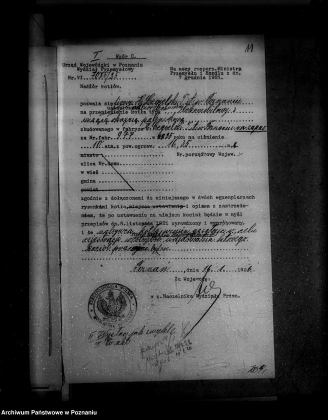 Obraz 15 z jednostki "Majątek Trzebaw powiat poznański W. Pluciński nr woj. kotła 6188"