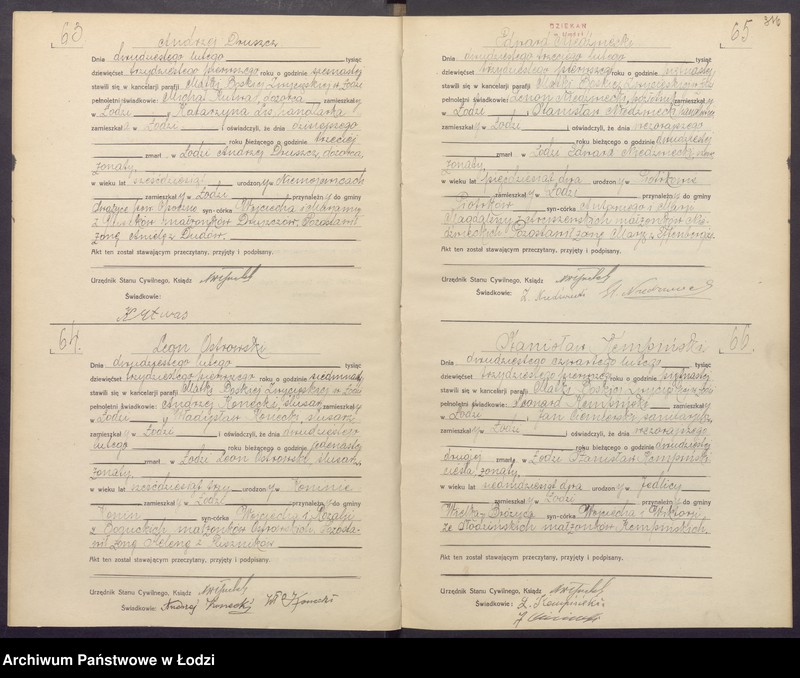 Obraz 19 z jednostki "Akta zgonów"