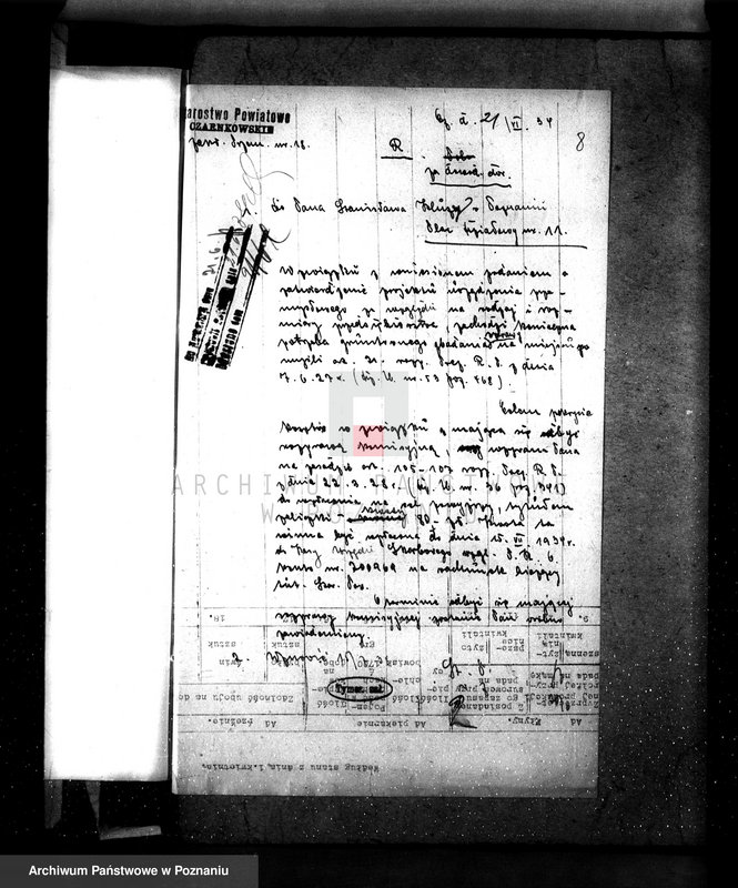 Obraz 12 z jednostki "Zatwierdzenie zakładu przemysłowego /farbiarni/ Stanisława Kluza w Lubaszu pow. Czarnków"