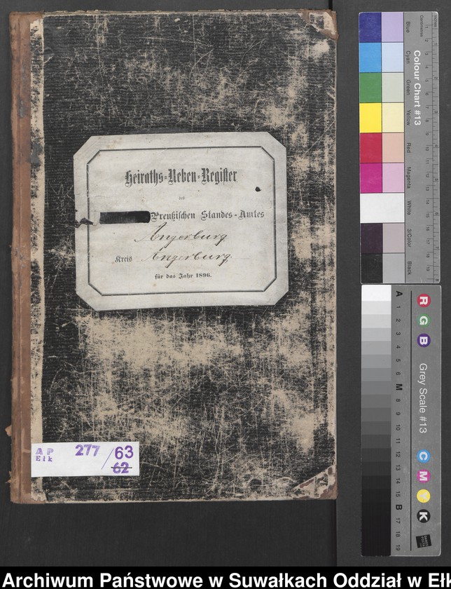 image.from.unit.number "Heiraths-Neben-Register des Preussischen Standes-Amtes Angerburg Kreis Angerburg"